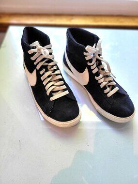Nike Blazer Women's Mid Vintage Suede Black Size 8.5